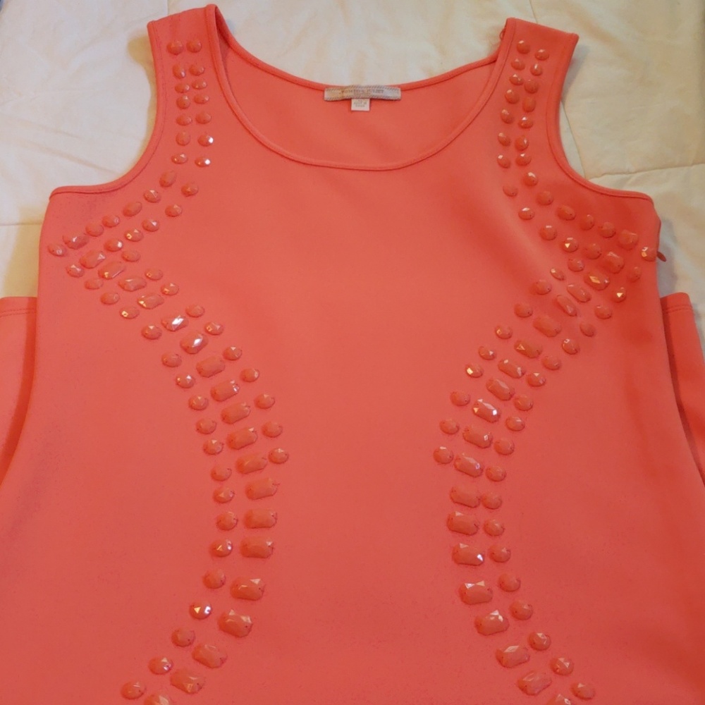 ROMEO & JULIET CORAL KNIT DRESS NEW